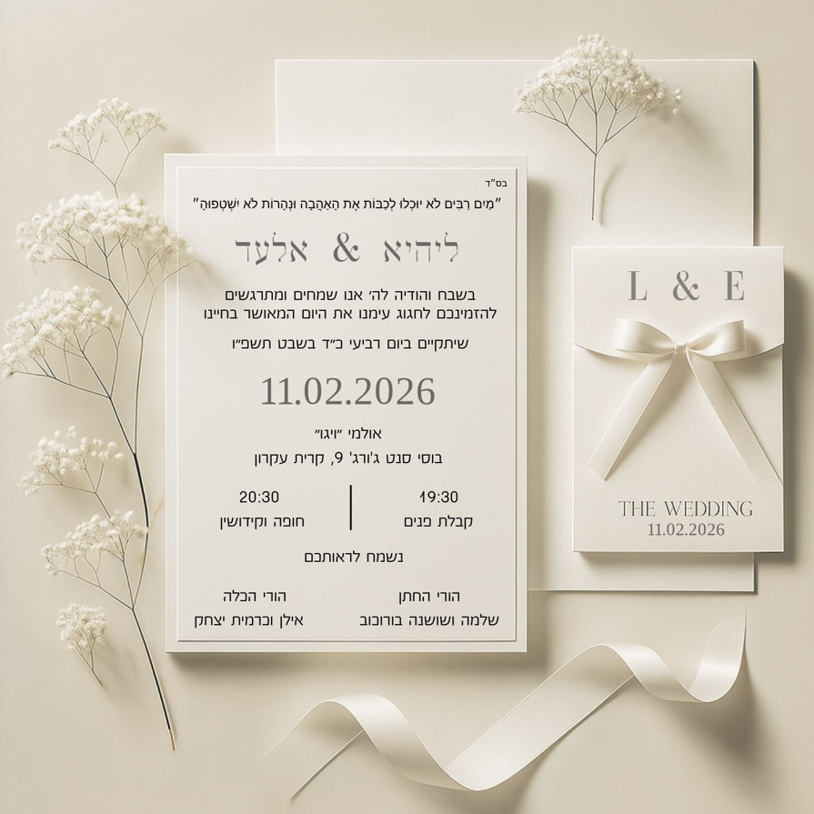 הזמנות לאירועים